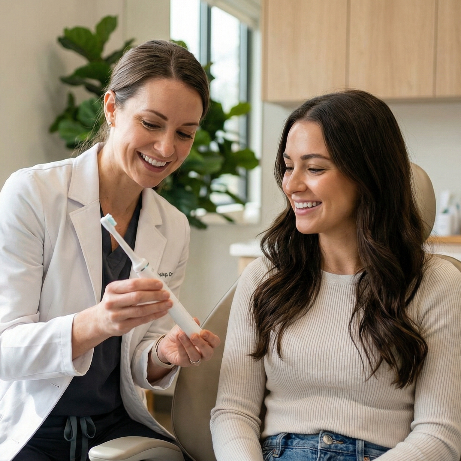 The movement recommended by dentists.